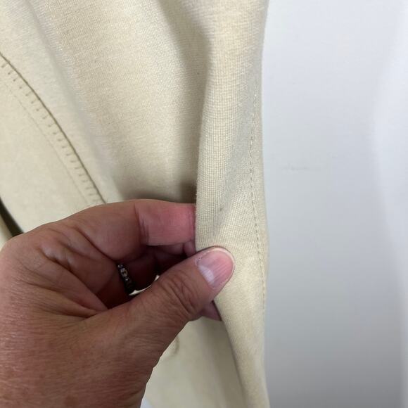 Tuff Rider Breeches Women Size 40 Long Beige Knee Patch Stretch Adj Leg Openings - Picture 8 of 16